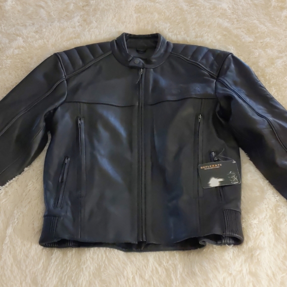 Unisex Leather Jacket - Picture 1 of 8